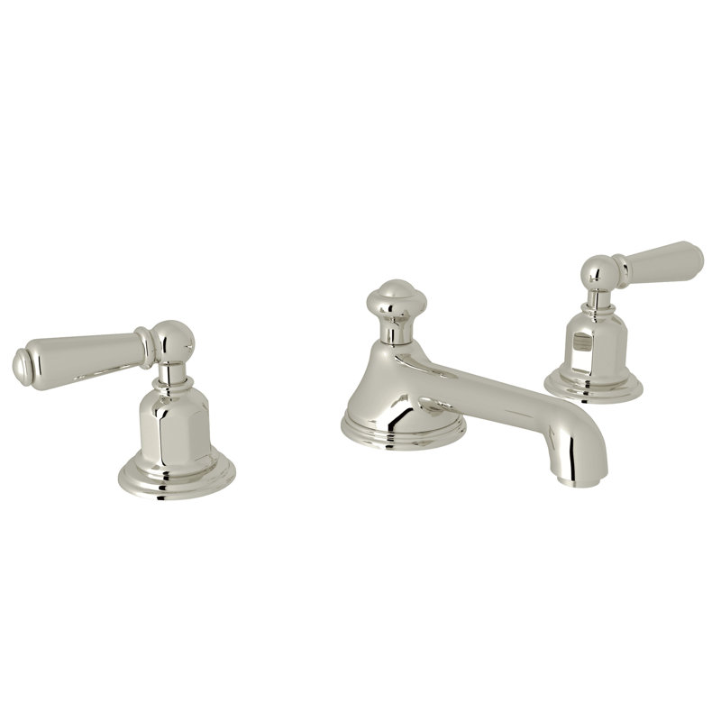 Perrin & Rowe® Edwardian Low Level Spout Widespread Lavatory Faucet